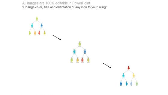 Team Employees Hierarchy Chart Powerpoint Template