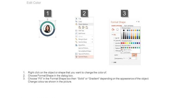 Team Members With Portfolio Of Skills Powerpoint Slides