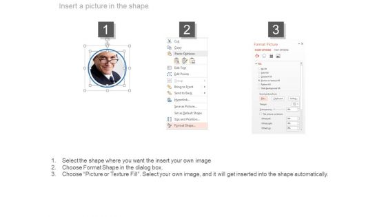 Team Of Four Persons About Us Powerpoint Slides