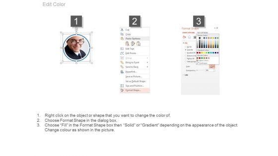 Team Of Four Persons About Us Powerpoint Slides