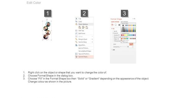 Team Of Four Professional People Powerpoint Slides