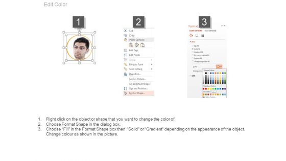 Team Pictures With Tags For Profile Information Powerpoint Slides