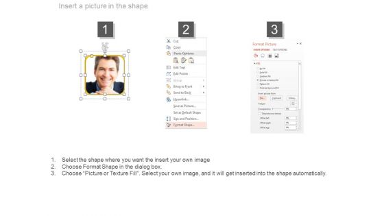 Team Profile Tags For Performance Comparison Powerpoint Slides