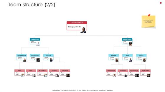 Team Structure Teamwork Business Analysis Method Ppt Portfolio Show PDF