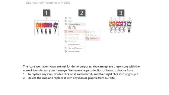 Team Together For Conjoint Analysis Powerpoint Template