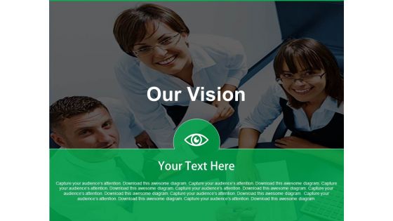 Team Working For Business Vision Powerpoint Slides