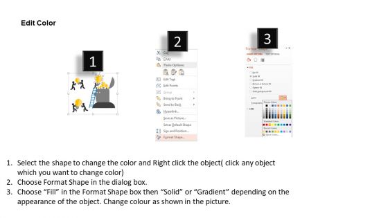 Team Working On Business Ideas Powerpoint Templates