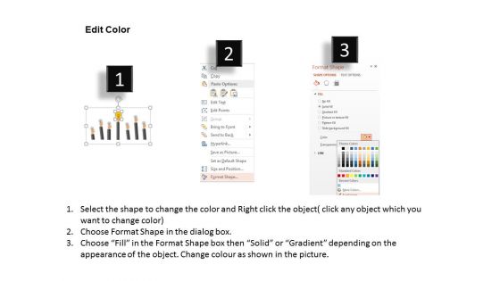 Team Working Together On New Ideas Powerpoint Template