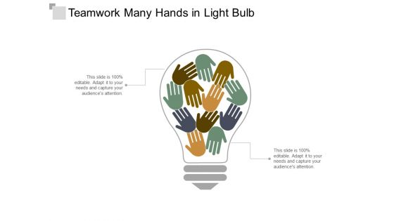 teamwork many hands in light bulb ppt powerpoint presentation pictures professional