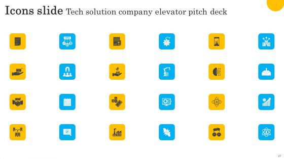 Tech Solution Company Elevator Pitch Deck Ppt PowerPoint Presentation Complete Deck With Slides