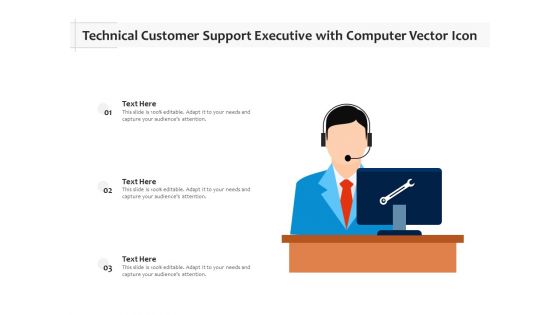 Technical Customer Support Executive With Computer Vector Icon Ppt PowerPoint Presentation Show Outline PDF Technical Customer Support Executive With Computer Vector Icon Ppt PowerPoint Presentation Show Outline PDF