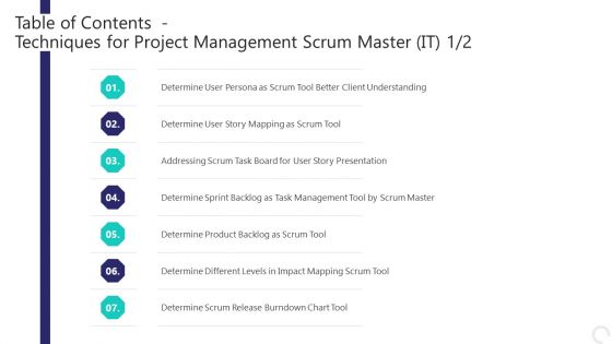 Techniques For Project Management Scrum Master IT Ppt PowerPoint Presentation Complete Deck With Slides