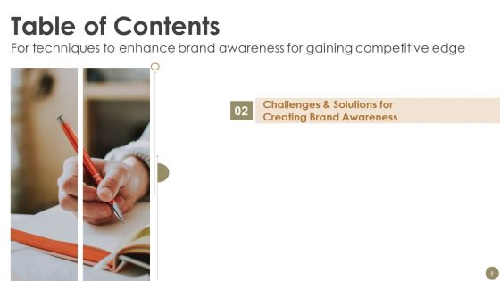 Techniques To Enhance Brand Awareness For Gaining Competitive Edge Ppt PowerPoint Presentation Complete Deck With Slides