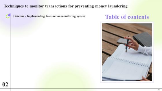Techniques To Monitor Transactions For Preventing Money Laundering Ppt PowerPoint Presentation Complete Deck With Slides