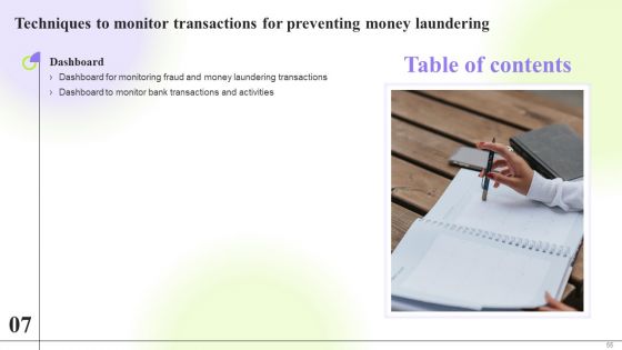 Techniques To Monitor Transactions For Preventing Money Laundering Ppt PowerPoint Presentation Complete Deck With Slides