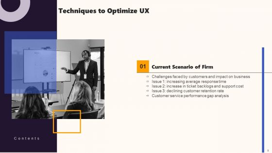 Techniques To Optimize UX Ppt PowerPoint Presentation Complete Deck With Slides
