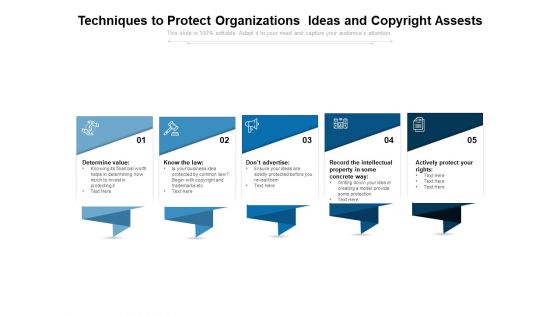 Techniques To Protect Organizations Ideas And Copyright Assests Ppt PowerPoint Presentation Gallery Background Images PDF