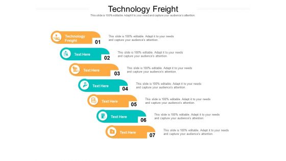 Technology Freight Ppt PowerPoint Presentation Portfolio Graphic Images Cpb Pdf