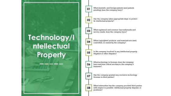 Technology Intellectual Property Template 2 Ppt PowerPoint Presentation Layouts Portfolio