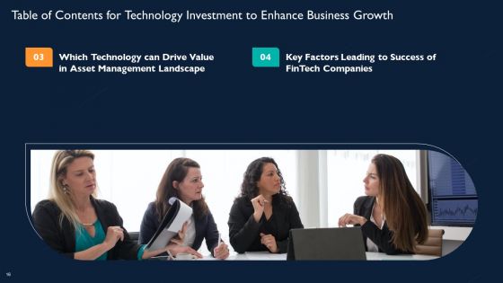 Technology Investment To Enhance Business Growth Ppt PowerPoint Presentation Complete With Slides