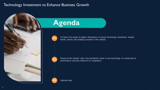 Technology Investment To Enhance Business Growth Ppt PowerPoint Presentation Complete With Slides