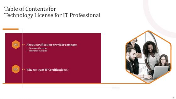 Technology License For IT Professional Ppt PowerPoint Presentation Complete Deck With Slides