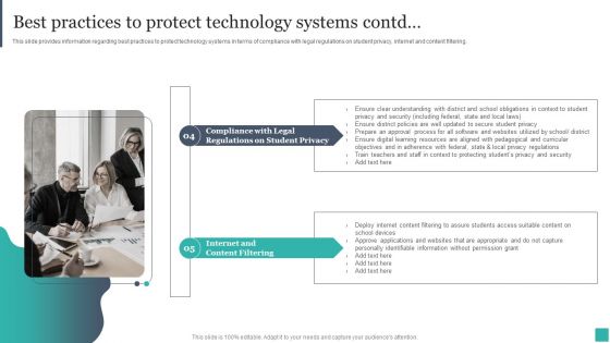 Technology Mediated Learning Playbook Best Practices To Protect Technology Systems Microsoft PDF