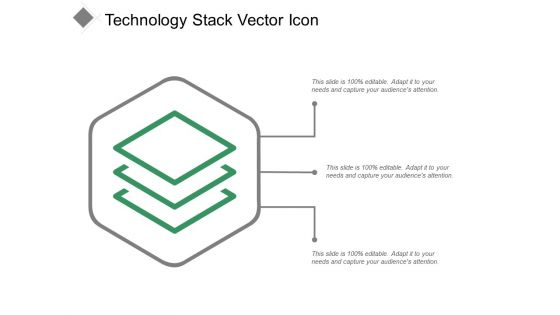 Technology Stack Vector Icon Ppt PowerPoint Presentation Pictures Model