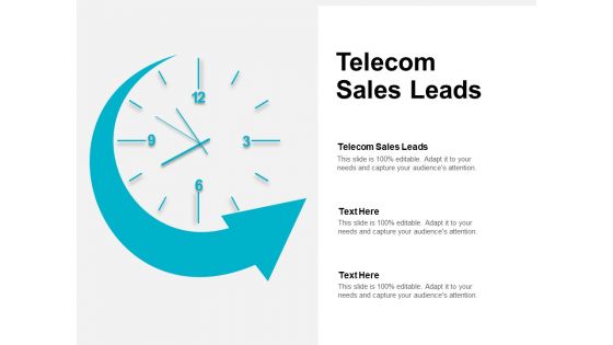 Telecom Sales Leads Ppt PowerPoint Presentation File Demonstration Cpb