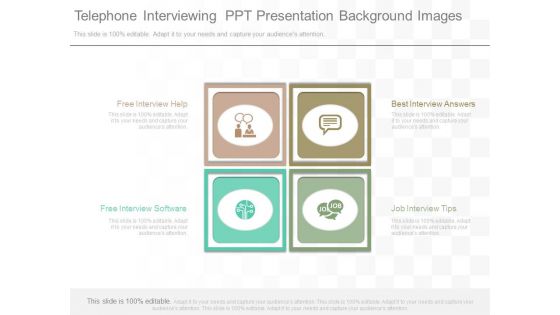 Telephone Interviewing Ppt Presentation Background Images