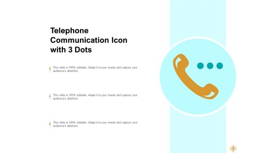 Telephonic Business Conversation Communication Customer Service Ppt PowerPoint Presentation Complete Deck