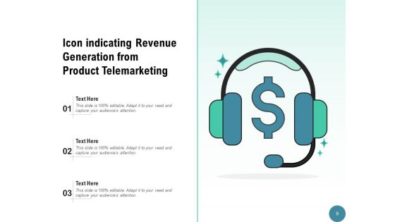 Telesales Icon Customers Process Ppt PowerPoint Presentation Complete Deck