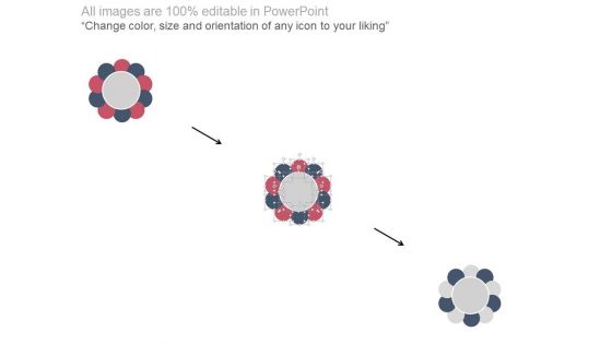 Ten Circular Petals Business Process Diagram Powerpoint Slides