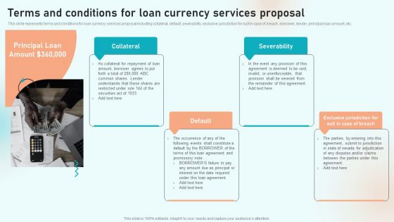 Terms And Conditions For Loan Currency Services Proposal Ppt Model Graphics Template PDF Terms And Conditions For Loan Currency Services Proposal Ppt Model Graphics Template PDF