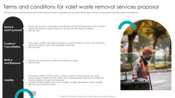 Terms And Conditions For Valet Waste Removal Services Proposal Clipart PDF Terms And Conditions For Valet Waste Removal Services Proposal Clipart PDF