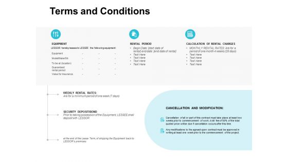 Terms And Conditions Ppt PowerPoint Presentation Styles Maker