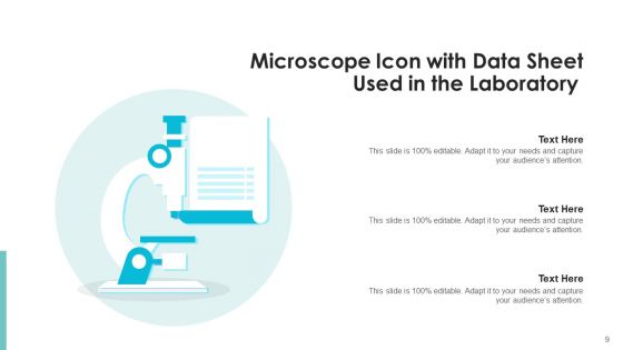 Test Center Laboratory Microscope Ppt PowerPoint Presentation Complete Deck With Slides