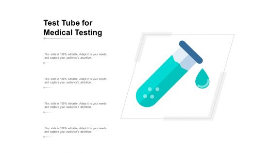 Test Tube For Medical Testing Ppt PowerPoint Presentation Ideas Graphics