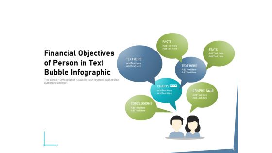 Text Balloon Financial Objectives Ppt PowerPoint Presentation Complete Deck