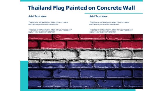 Thailand Flag Painted On Concrete Wall Ppt PowerPoint Presentation File Professional PDF