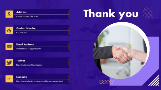 Thank You Audio Centric Firm Capital Raising Pitch Deck Designs PDF Thank You Audio Centric Firm Capital Raising Pitch Deck Designs PDF