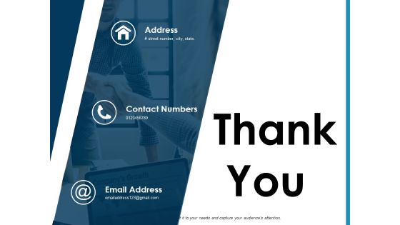 Thank You Financial Forecast Ppt PowerPoint Presentation Pictures Show