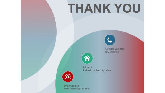 Thank You Template 1 Ppt PowerPoint Presentation Gallery Outline