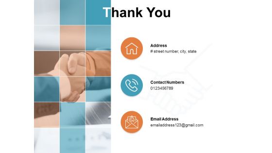 Thank You Working Capital Optimization Ppt PowerPoint Presentation Professional Slides