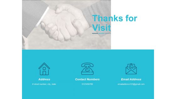 Thanks For Visit Ppt Powerpoint Presentation Inspiration Guidelines
