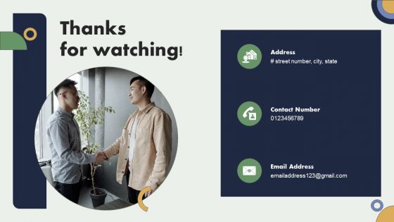 Thanks For Watching Brand Expansion Plan Graphics PDF