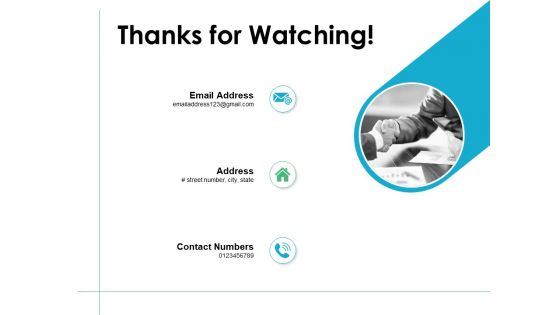 Thanks For Watching Career Planning And Development Ppt PowerPoint Presentation Portfolio Graphic Tips
