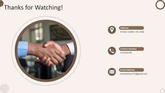 Thanks For Watching Ppt PowerPoint Presentation File Example File PDF