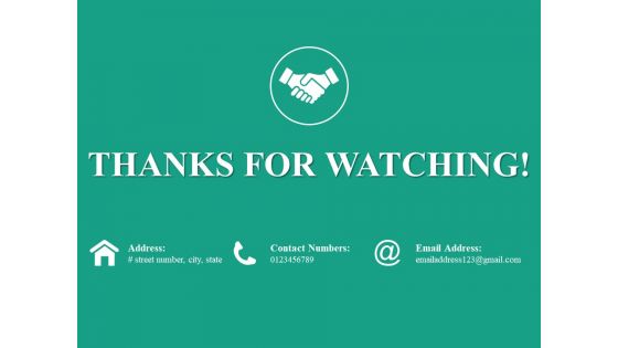 Thanks For Watching Ppt PowerPoint Presentation Ideas Graphic Images