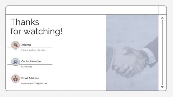 Thanks For Watching Strategic Promotion Plan To Improve Product Brand Image Topics PDF